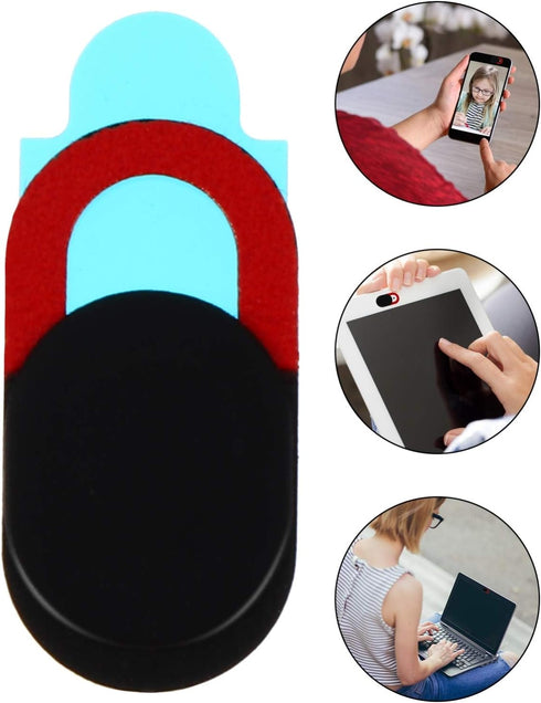 5-Pack 0.70X0.39In Mobestech Webcam Cover Slide for Laptop Phone Tablet Camera Privacy Protector Compact Lightweight