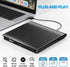 Ziweo 3.0 External USB Type-C CD DVD +/-RW Drive - Portable CD ROM Reader & DVD Burner with Protective Carrying Case