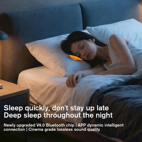 Generic Pillow Speaker for Sleeping, Four-Level Sleep Timer, Bluetooth Under Pillow Speaker with White Noise Timer, APP