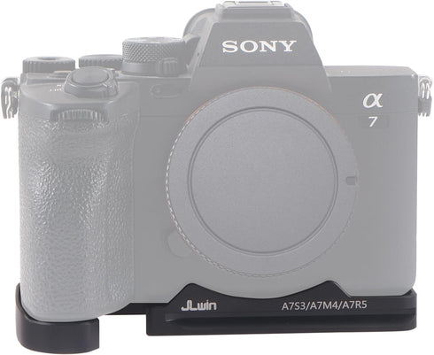 FocusFoto a7R a7 a7S Quick Release Baseplate QR Plate Mount for Sony V, IV, III Mirrorless Camera, Compatible