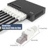 VCELINK Tool-Free RJ45 Connector - CAT6A Field Termination Plug for CAT6A, CAT6 Network Cable (6 Pack)