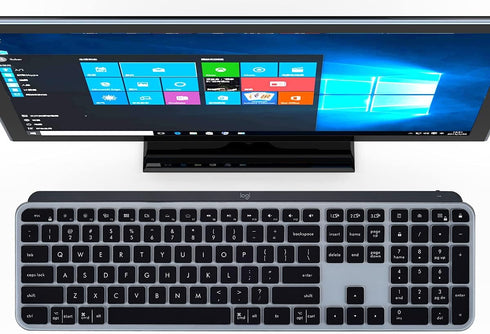 Silicone Keyboard Cover Skin for Logitech MX Keys/Craft Advanced Wireless Keyboard, Ultra Thin Protector Skin - Black