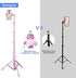 Sensyne 62" Phone Tripod & Selfie Stick, Extendable Stand with Wireless Remote, Compatible with iPhone Android Phone