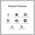Smart Ink Black Screen Projection Phone Case for iPhone 13 Pro Max, Customizable Ink Screen Back Cover