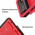 LENSGO Camera Battery Memory Card Case, Water-Resistant Hard Protector for 3 Batteries & 6 SD Cards (Red)