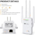 tongyu 5000 35 3-in-1 300Mbps WiFi Repeater Signal Booster for Home and Outdoor,WiFi Extender Full Coverage Range sq.ft
