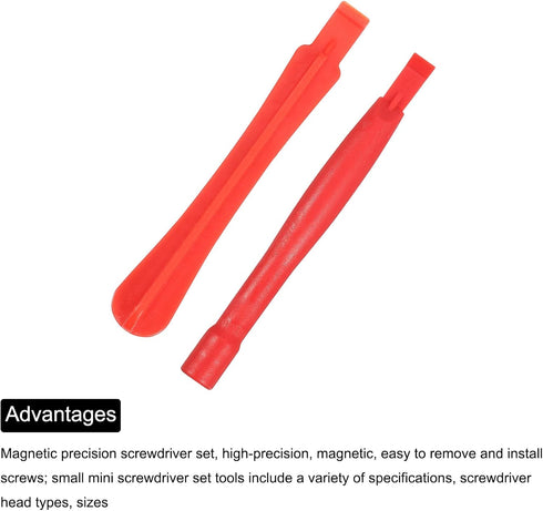 MECCANIXITY 10pcs Plastic Spudger Crowbar Professional Pry Bar Opening Repair Tools for Cellphone Mobile Phone Tablet