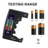 Battery Tester Checker for AA AAA D N 9V 1.5V Button Cell Batteries, Clear Bar Graph LCD Display