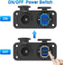 12 Volt USB Outlet Cigarette Lighter Socket: Ouffun 54W Multi QC3.0 Car USB Port with Power Switch for Car Boat RV
