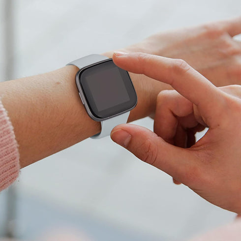 Meliya Silicone Bands Compatible with Fitbit Versa 2, Adjustable Sport Replacement Wristbands for Fitbit Versa 2 /