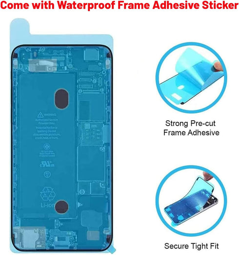 Screen Replacement for Samsung Galaxy S23, 6.1 inch Repair Kit with Waterproof Adhesive