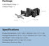 SMALLRIG 15-40mm 1.5kg 5313 V-Mount Crab-Shaped Clamp, Non-Slip Clamp, Load-Bearing Compatible with Multiple Brands