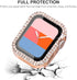 KADES Compatible for Bling Apple Watch Protective Case - Built-in Screen Protector for 40mm iWatch Series SE