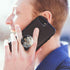 (6 Pack) Collapsible Cell Phone Grip for Smartphones, Expanding Holder - Pink Purple Gray Marble