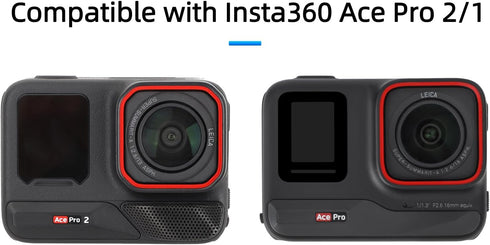 BTG 2PCS Insta360 2/ACE 1 Lens Cap for Ace Pro Pro Accessories Lens Cover Protector