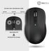 MKETech Electronics 2.4G 6 3 410) Wireless Computer Mouse - Full-Size USB Receiver Mouse, Buttons with Back/Forward