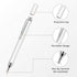 Weewooday 8 Pieces Capacitive Stylus Pens - Universal Disc Stylus for Most Touch Screen Smart Devices