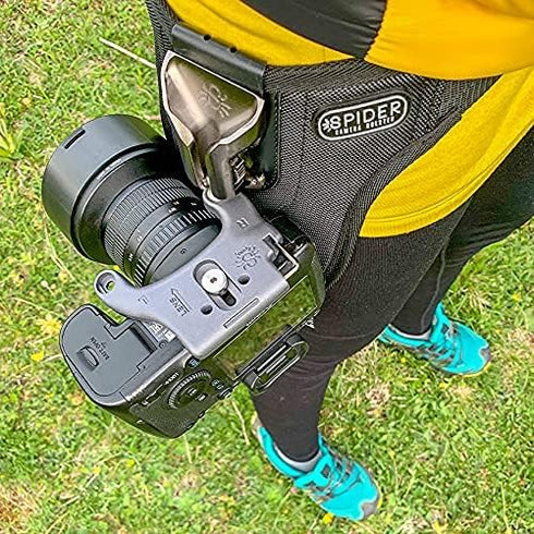 SPIDER HOLSTER – SpiderPro DSLR Camera Plate for Any Spider Camera Holster, Durable Stainless Steel & Aluminum