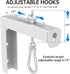 Universal Projector Screen L-Bracket Wall Mount, 6 Inch Adjustable Extension for Home Projector and Movie Screens
