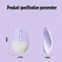 Yadojingcn 2.4G+BT 3 Wireless Gradient Color Rechargable Mouse Slim Silent Dual-Mode Portable Office Mouse with USB