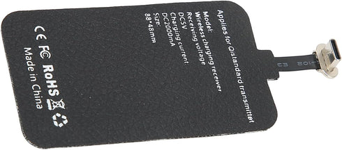 Wireless Charging Receiver, 10W Fast Charging Adapter with USB C Interface, Universal for All Type C Mobile Phones