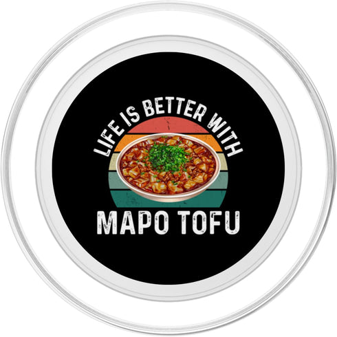 Mapo Tofu Gifts & Co. Funny Mapo Tofu Food Lover PopSockets PopGrip for MagSafe