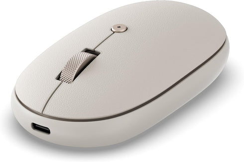 Satechi OntheGo Bluetooth Mouse with USB C Rechargeable Battery, Connect up 3 Devices,