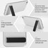 Ultra-Thin Adjustable Mini Alloy Cell Phone Holder, Portable Foldable Stand for Mobile Phone Tablet (Black)