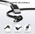 OLAIKE 2 Pack 5m/16ft Charge Cable for Ring Stick Up Cam Battery, Weatherproof Power Adapter (No Camera)