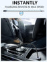 USB C Car Charger, 50W 2-Port Super Fast Adapter with 4ft Type C Cable, PD 30W & PD 20W for iPhone 15 14/Galaxy S24