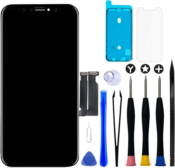 Brinonac iPhone XR LCD Screen Replacement Kit - 6.1 inch 3D Touch Display Digitizer Frame Assembly with Repair Tools,