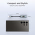 Xumee USB C to 3.5mm Audio Adapter and Charger, 2 in 1 USB-C to Headphone Jack Dongle for iPhone 16/15 Pro Max