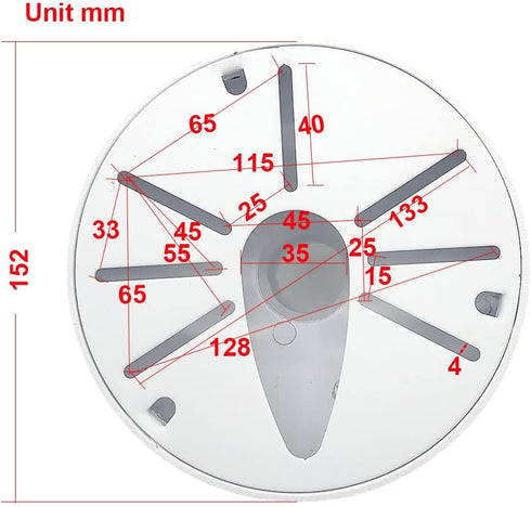 Security Camera J Type Wall Mount Bracket, Universal Dome Camera Mount for CCTV Security Camera, 180mm Length