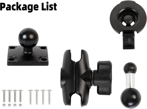 FPN 2577LT 42LM 44 52LM 54 55LMT 56 2457 249 Aluminum Heavy-Duty GPS Mount with AMPS Square Plate Base for Garmin