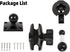 FPN 2577LT 42LM 44 52LM 54 55LMT 56 2457 249 Aluminum Heavy-Duty GPS Mount with AMPS Square Plate Base for Garmin