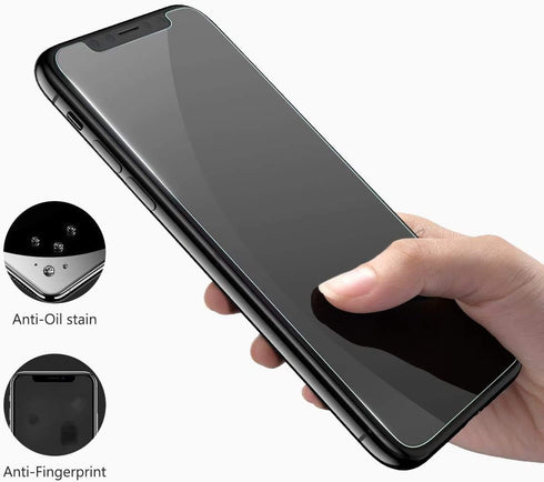 2-Piece Tempered Glass Screen Protector for Vivo V21 5G (6.44"), 9H Hardness Anti-Scratch Protective Film