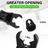 Car Rear View Mirror Phone Holder, 360° Rotating Rearview Mirror Phone Mount, ABS Multi-Functional Adjustable Cellphone Holder, Universal Car Phone Holder for All Smartphones (Black/Gray) by BESULEN