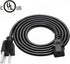3 Prong Power Cord Replacement for Viewsonic PJ452 PJD5155, 8ft C13 AC Cable