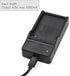 Andoer NP-120 HDR-AC3/ HDR-AC5/ HDR-AZ50/ HDR-V12/ HDR-V7 Battery Charger with LED Indicator Type-C Port & USB Cable