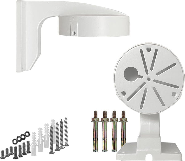 WiTi 4.7 inches Wall Mount Bracket for Dome Security Camera, Deep Base Junction Box Cable Management Mounting Case,