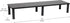 Mind Reader Height Adjustable Dual Monitor Stand, Desktop Organizer, Laptop Riser for Office, 38.5" L x 11" W