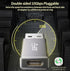 Upgraded USB A to USB C Adapter, 2-Pack USB Male to USB C Female, 60W Type C Port to USB 3.2 Converter, Compatible