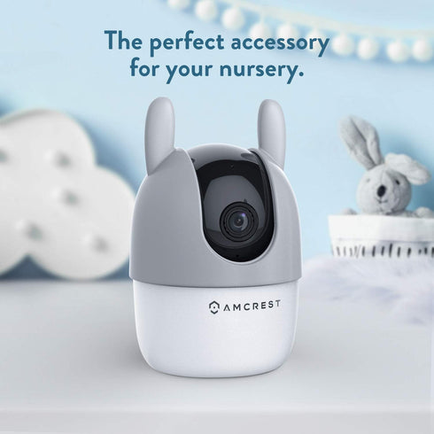 Amcrest ASH21 Silicone Cover, Bunny Camera Skin for ASH21, Grey