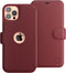 LUPA Legacy Compatible with iPhone 12 Pro Max Case - Wallet with Card Holder for Men and Women, Burgundy Faux Leather