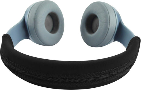Geekria Flex Fabric Headband Cover for Beats Solo 3, Solo 2 Headphones, Replacement Repair Part (Black)