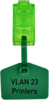 G7 Power RJ45 50-Pack RJ45 Dust Cover and Label Device - Jack Tags Protect and Identify Router and Switch Interfaces