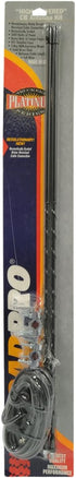 RoadPro RPPS-23KB Platinum Series Black 3 Foot 1000 Watt Dual Mirror Mount CB Antenna Kit