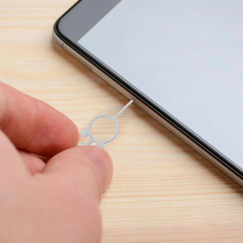 400pcs Set LALAFINA Sim Card Removal Pin and Ejector Tool Metal Mobile Phone Sim Card Extractor Pins for Smartphones