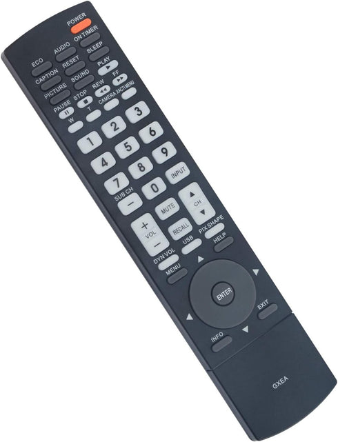 GXEA Replace Remote for SANYO TV Models DP40142, DP42410, DP32242, DP37840, DP42840, DP46142, and more