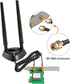 eifagur 6 6E 2.4GHz/5GHz/6E WiFi Tri-Band Magnetic Base Antenna for PC Desktop Computer Motherboard WiFi Router